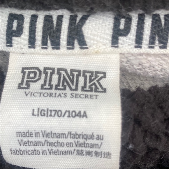 Victoria's Secret PINK Gray Color Sweatshirt Size L - Picture 4 of 4